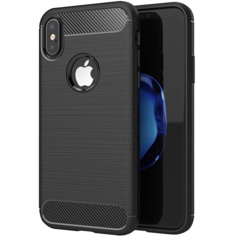 Futerał CARBON do IPHONE XS czarny Futerał CARBON do IPHONE XS czarny