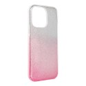 Futerał SHINING do IPHONE 14 Pro Max transparentny różowy Futerał SHINING do IPHONE 14 Pro Max transparentny różowy