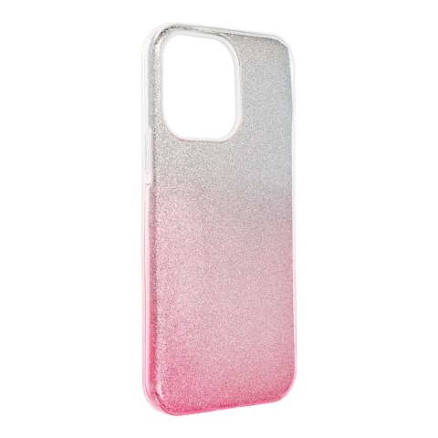 Futerał SHINING do IPHONE 14 Pro Max transparentny różowy Futerał SHINING do IPHONE 14 Pro Max transparentny różowy