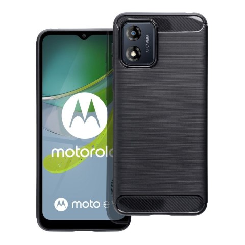 Futerał CARBON do MOTOROLA E13 czarny Futerał CARBON do MOTOROLA E13 czarny