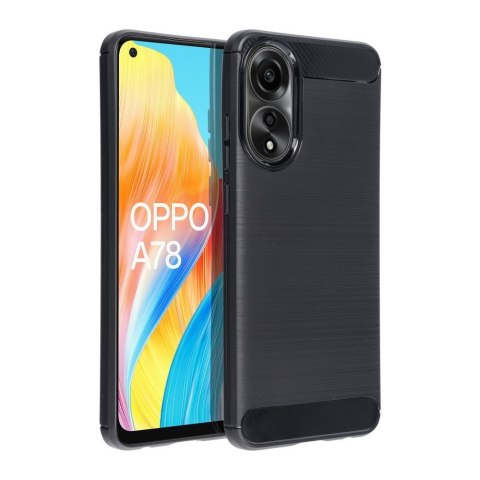 Futerał CARBON do OPPO A78 5G czarny Futerał CARBON do OPPO A78 5G czarny