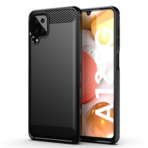 Futerał CARBON do SAMSUNG A12 czarny Futerał CARBON do SAMSUNG A12 czarny