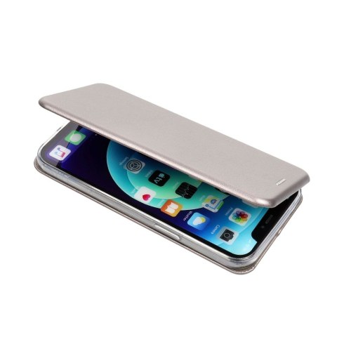 Kabura ELEGANCE Book do IPHONE 15 Pro Max stalowy Kabura ELEGANCE Book do IPHONE 15 Pro Max stalowy