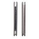 Kabura ELEGANCE Book do IPHONE 15 Pro Max stalowy Kabura ELEGANCE Book do IPHONE 15 Pro Max stalowy