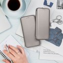 Kabura ELEGANCE Book do IPHONE 15 Pro Max stalowy Kabura ELEGANCE Book do IPHONE 15 Pro Max stalowy