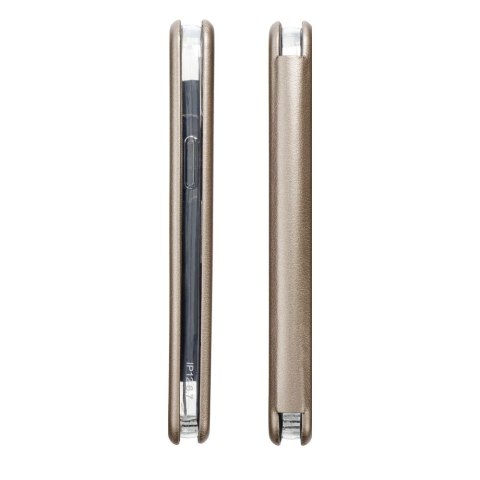 Kabura ELEGANCE Book do IPHONE 16 Plus złoty Kabura ELEGANCE Book do IPHONE 16 Plus złoty