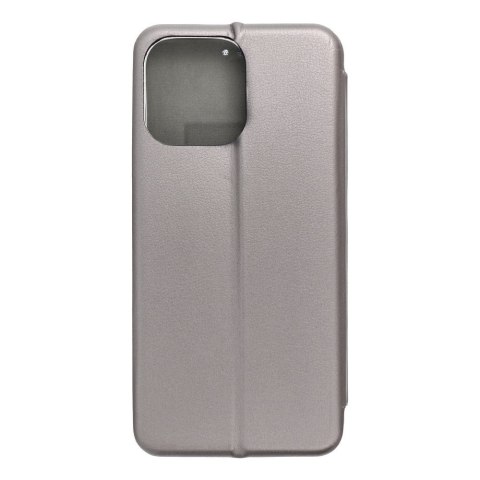 Kabura ELEGANCE Book do IPHONE 16 Pro Max stalowy Kabura ELEGANCE Book do IPHONE 16 Pro Max stalowy