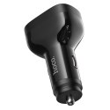 HOCO ładowarka samochodowa 2 x USB A + 2 x Typ C PD QC 72W NZ11 czarna