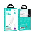 HOCO ładowarka sieciowa Typ C + kabel Typ C do Lightning PD QC 30W N62 biała