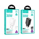 HOCO ładowarka sieciowa Typ C + kabel Typ C do Lightning PD QC 30W N62 biała