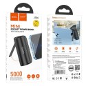 HOCO powerbank 5000 mAh z wbudowanym złączem Lightning 2A J106 czarny
