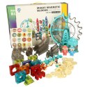 Klocki magnetyczne magnetic sticks marble tor kulkowy z dźwiękiem muzyką grający 118 elementów Klocki magnetyczne magnetic sticks marble tor kulkowy z dźwiękiem muzyką grający 118 elementów