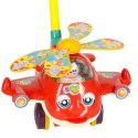 Pchacz na kiju samolot helikopter z dźwiękiem Pchacz na kiju samolot helikopter z dźwiękiem