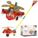 Pchacz na kiju samolot helikopter z dźwiękiem Pchacz na kiju samolot helikopter z dźwiękiem