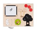 Tablica manipulacyjna drewniana 50 x 37,5 x 32 cm Tablica manipulacyjna drewniana 50 x 37,5 x 32 cm