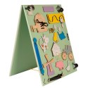 Tablica manipulacyjna drewniana dwustronna farma zielona 28 x 37,5 x 50 cm Tablica manipulacyjna drewniana dwustronna farma zielona 28 x 37,5 x 50 cm