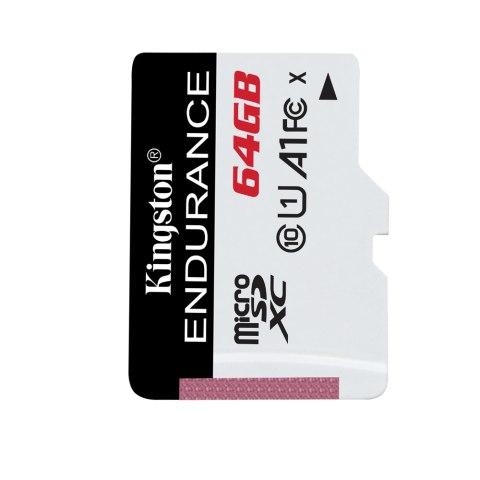 Kingston karta pamięci 64GB microSDXC Endurance kl. 10 UHS-I 95 MB/s Kingston karta pamięci 64GB microSDXC Endurance kl. 10 UHS-I 95 MB/s