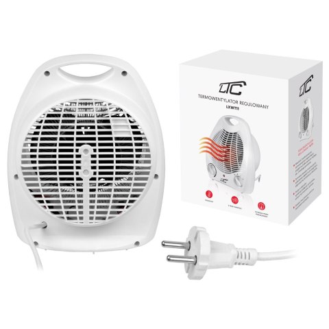 Grzejnik biały - termowentylator LTC REG. 1000/2000W - 230V Grzejnik biały - termowentylator LTC REG. 1000/2000W - 230V