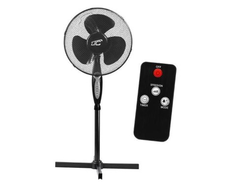 Wentylator stojący WT06 40W 16" czarny 3 tryby sterowany pilotem HQ Wentylator stojący WT06 40W 16" czarny 3 tryby sterowany pilotem HQ