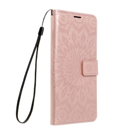 Kabura MEZZO Book do XIAOMI Redmi 9C / 9C NFC mandala złoty róż Kabura MEZZO Book do XIAOMI Redmi 9C / 9C NFC mandala złoty róż