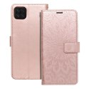 Kabura MEZZO Book do SAMSUNG A22 5G mandala złoty róż Kabura MEZZO Book do SAMSUNG A22 5G mandala złoty róż