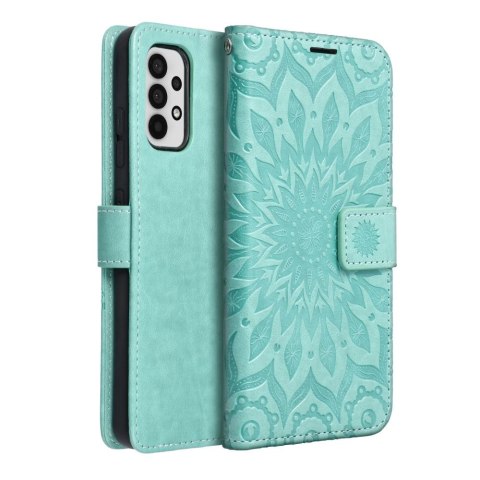 Kabura MEZZO Book do SAMSUNG A32 5G mandala zielony Kabura MEZZO Book do SAMSUNG A32 5G mandala zielony