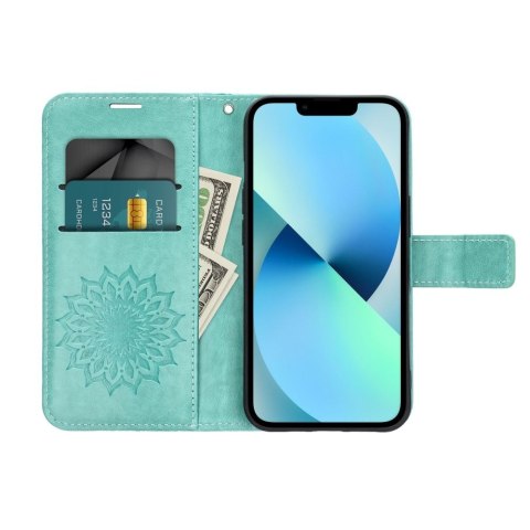 Kabura MEZZO Book do SAMSUNG A32 5G mandala zielony Kabura MEZZO Book do SAMSUNG A32 5G mandala zielony