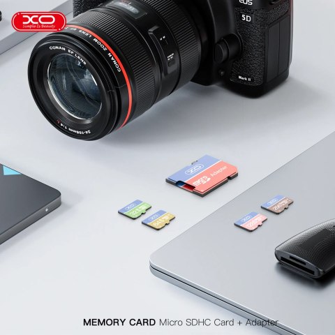 XO karta pamięci 128GB microSDHC kl. 10 + adapter XO karta pamięci 128GB microSDHC kl. 10 + adapter