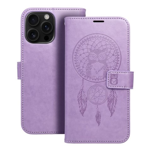 Kabura MEZZO Book do IPHONE 16 Pro Max łapacz snów fioletowy