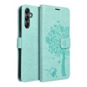 Kabura MEZZO Book do SAMSUNG A14 4G / A14 5G drzewo zielony Kabura MEZZO Book do SAMSUNG A14 4G / A14 5G drzewo zielony