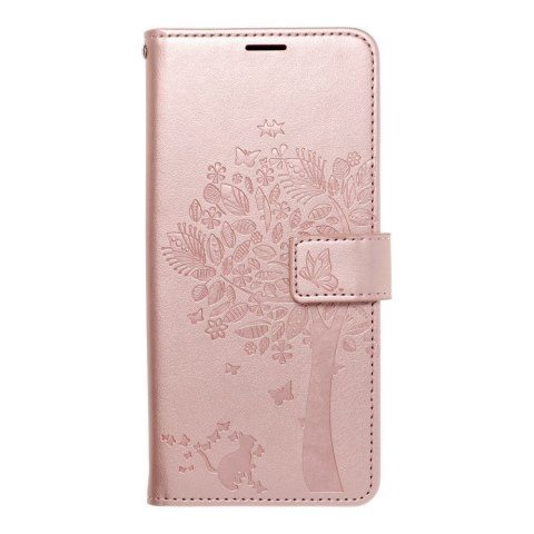Kabura MEZZO Book do SAMSUNG A36 5G drzewo złoty róż Kabura MEZZO Book do SAMSUNG A36 5G drzewo złoty róż