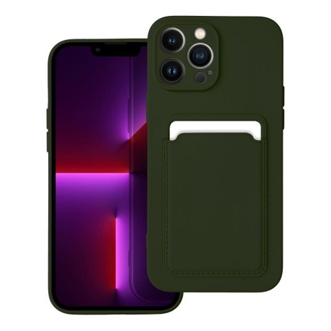 Futerał CARD CASE do IPHONE 13 Pro Max zielony Futerał CARD CASE do IPHONE 13 Pro Max zielony