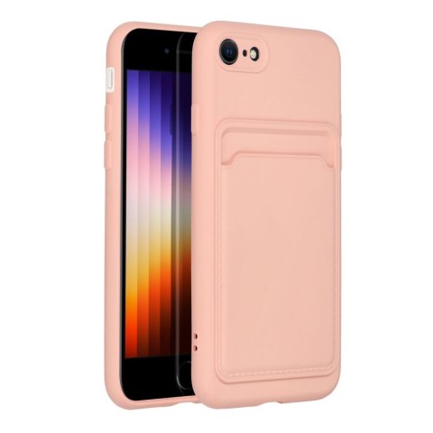 Futerał CARD CASE do IPHONE 7 / 8 / SE 2020 / SE 2022 różowy Futerał CARD CASE do IPHONE 7 / 8 / SE 2020 / SE 2022 różowy