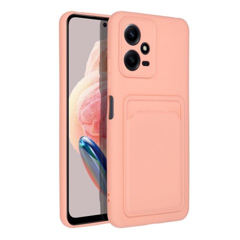 Futerał CARD CASE do XIAOMI Redmi NOTE 12 5G różowy Futerał CARD CASE do XIAOMI Redmi NOTE 12 5G różowy