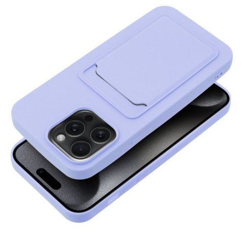 Futerał CARD CASE do IPHONE 15 Pro Max fioletowy Futerał CARD CASE do IPHONE 15 Pro Max fioletowy
