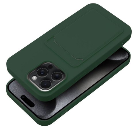 Futerał CARD CASE do IPHONE 15 Pro Max zielony Futerał CARD CASE do IPHONE 15 Pro Max zielony