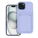 Futerał CARD CASE do IPHONE 15 fioletowy Futerał CARD CASE do IPHONE 15 fioletowy
