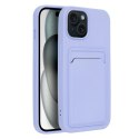 Futerał CARD CASE do IPHONE 15 fioletowy Futerał CARD CASE do IPHONE 15 fioletowy