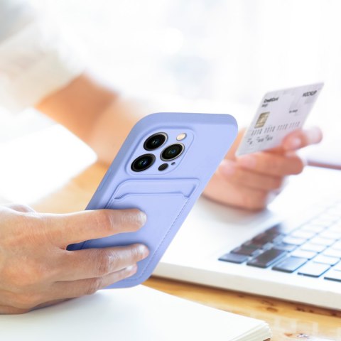 Futerał CARD CASE do IPHONE 15 fioletowy Futerał CARD CASE do IPHONE 15 fioletowy