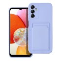 Futerał CARD CASE do SAMSUNG A14 5G / A14 4G fioletowy Futerał CARD CASE do SAMSUNG A14 5G / A14 4G fioletowy