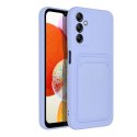 Futerał CARD CASE do SAMSUNG A14 5G / A14 4G fioletowy Futerał CARD CASE do SAMSUNG A14 5G / A14 4G fioletowy