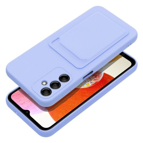 Futerał CARD CASE do SAMSUNG A14 5G / A14 4G fioletowy Futerał CARD CASE do SAMSUNG A14 5G / A14 4G fioletowy