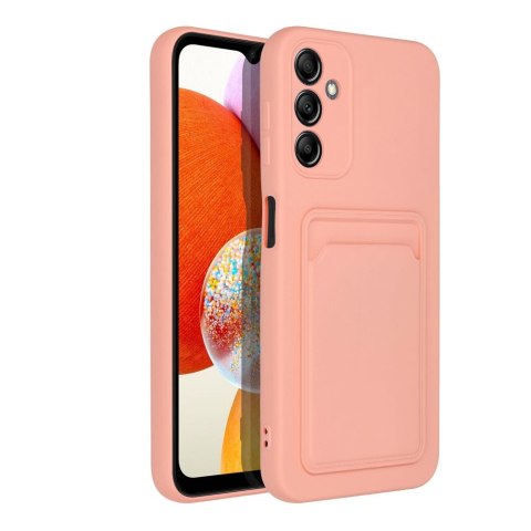 Futerał CARD CASE do SAMSUNG A14 5G / A14 4G różowy Futerał CARD CASE do SAMSUNG A14 5G / A14 4G różowy