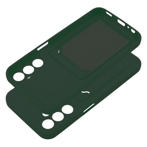 Futerał CARD CASE do SAMSUNG A15 5G / A15 4G zielony Futerał CARD CASE do SAMSUNG A15 5G / A15 4G zielony