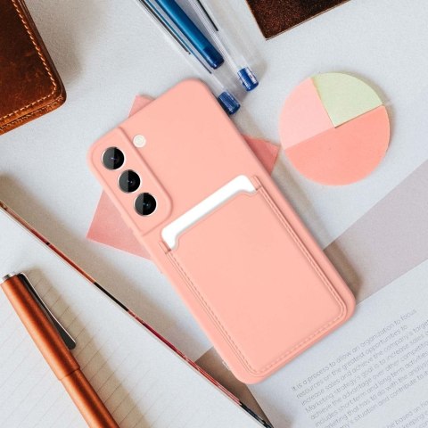 Futerał CARD CASE do SAMSUNG S24 FE różowy Futerał CARD CASE do SAMSUNG S24 FE różowy