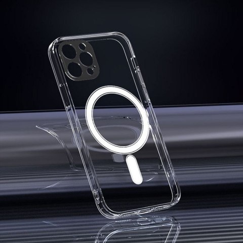 Futerał CLEAR MAG COVER z ochroną aparatu kompatybilny z MagSafe do IPHONE 12 Pro transparentny Futerał CLEAR MAG COVER z ochroną aparatu kompatybilny z MagSafe do IPHONE 12 Pro transparentny