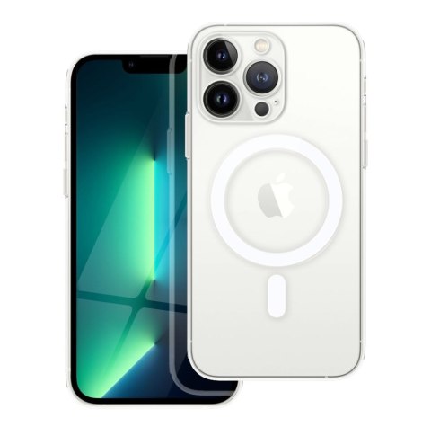 Futerał CLEAR MAG COVER z ochroną aparatu kompatybilny z MagSafe do IPHONE 13 Pro transparentny