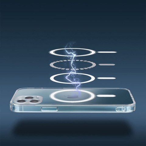 Futerał CLEAR MAG COVER z ochroną aparatu kompatybilny z MagSafe do IPHONE 13 Pro transparentny Futerał CLEAR MAG COVER z ochroną aparatu kompatybilny z MagSafe do IPHONE 13 Pro transparentny