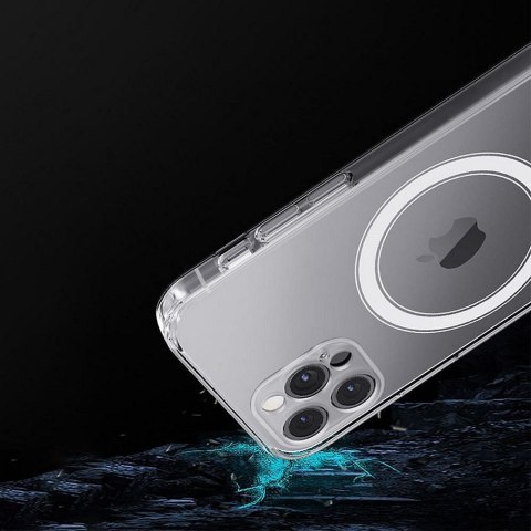 Futerał CLEAR MAG COVER z ochroną aparatu kompatybilny z MagSafe do IPHONE 13 Pro transparentny Futerał CLEAR MAG COVER z ochroną aparatu kompatybilny z MagSafe do IPHONE 13 Pro transparentny