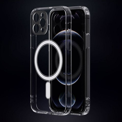 Futerał CLEAR MAG COVER z ochroną aparatu kompatybilny z MagSafe do IPHONE 13 Pro transparentny Futerał CLEAR MAG COVER z ochroną aparatu kompatybilny z MagSafe do IPHONE 13 Pro transparentny